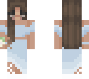 preview for Aesthetic baby blue prom girl 3  copied the dress original in description