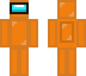 preview for Among Us Orange skin with egg on head