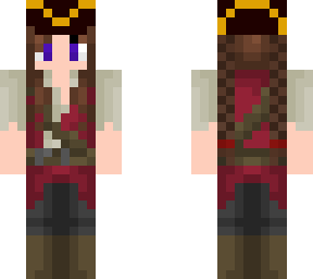 preview for  Aye Aye Captain  Pirate Captain Girl With Brown Hair 