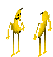 preview for Banana Stickman White Yellow Classic