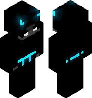 preview for Blue Black Herobrine Boy Cool