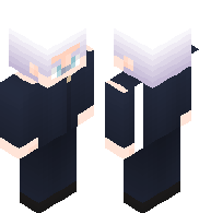 preview for Blue Glass Blue Jacket White Hair Gojo Guy