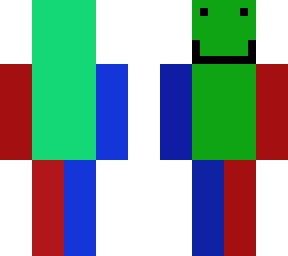 preview for blue green red man