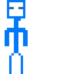 preview for blue neon stickman halloween costume