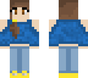 preview for Blue Sweater Brunette