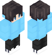 preview for Boy Hoodie Brown Hair Blue Eyes Classic