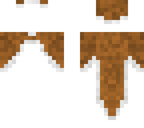 preview for Brown & White Fur Cloak Overlay