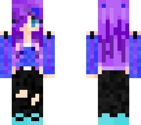 preview for Cool Girl With Purple Hair