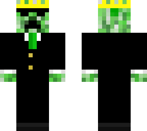 preview for Creeper With a suit and crown