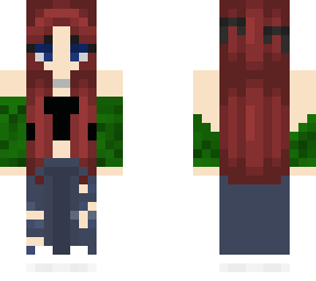 preview for Cute girl army sweater red hair