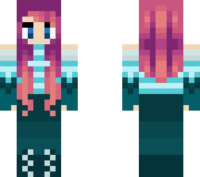 preview for Cute Girl With Teal Clothes And Purple Hair