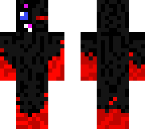 preview for edited flaming enderman with chipped cat mask on