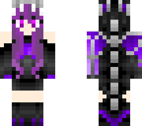 preview for ender girl with purple hair