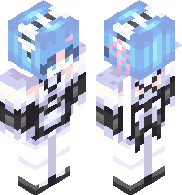 preview for Girl Anime Blue Hair Maid Slim