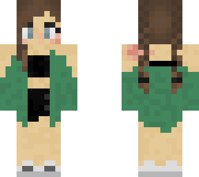 preview for girl with green sweater