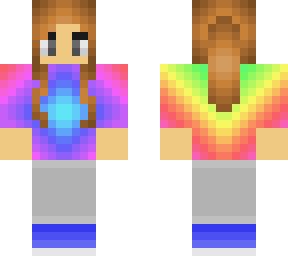 preview for Girl with ponytail and colourful shirt