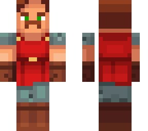 preview for Hal from minecraft dungeons D