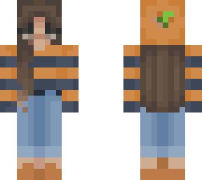 preview for Halloween fall girl cute EDIT 3 I copied the style of skin in description