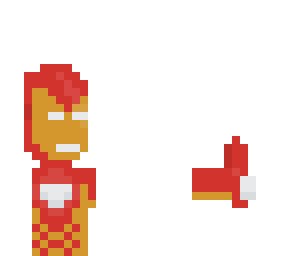 preview for iron man pixel art