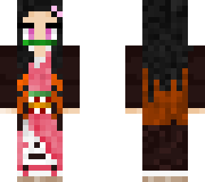 preview for kamado nezuko fixed hair