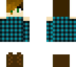 preview for Light Blue Flannel Girl Thing