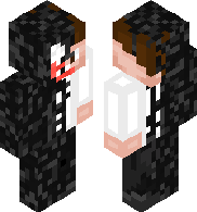 preview for Me in MC but I’m half VENOM (sorry about the mouth and eye it’s hard to do in MC 