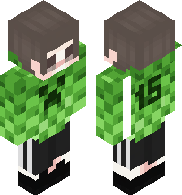 preview for Minecraft Creeper Boy Sweat Green