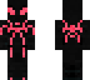 preview for Minecraft Spider Man Red Bigtime Skin