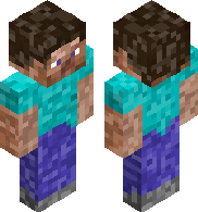 preview for Minecraft steve with static