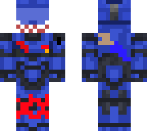 preview for OFFICIAL SHARK LORD MINECRAFT SKIN V2 with teeth