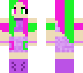 preview for pixelated green and pink