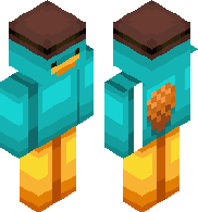 preview for Platypus Perry Cartoon Character Teal