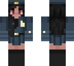 preview for Police girl with black hair