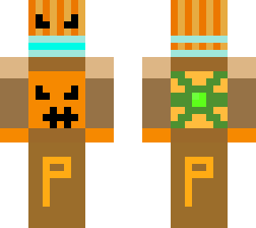 preview for pumpkin skin with mask can be talen off and on