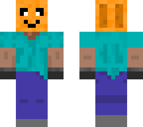 preview for Pumpkin Steve with gloves