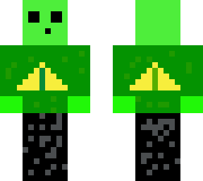 preview for pyramid shirt and bedrock pants with slime head