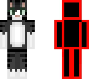 preview for Red outline back kitty