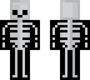 preview for Skintober 13th spooky scary skeleton