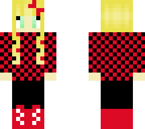 preview for Skintober day 19 blond haired girl with checkered shirt