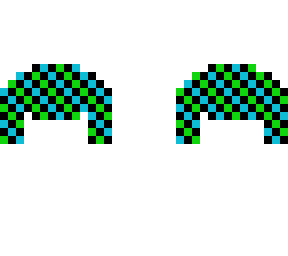 preview for Skintober day 20 blue and green checkered shirt base