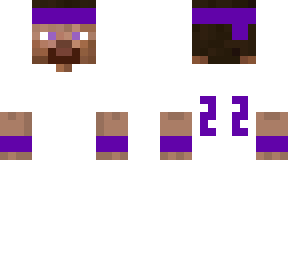 preview for Steve  White and purple  Battle outfit