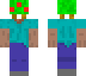 preview for steve with a metroid on his head