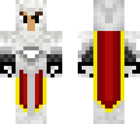 preview for white knight with red cape