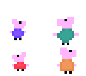 preview for You know what it is Peppa Pig Pixel Art