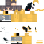 skin for Aesthetic yellow boy halfhuman halfrobot