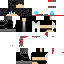 skin for Angel Red Striped Black Haired Boy