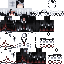 skin for Anime White Black Red