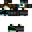 skin for animelover green and blue