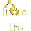 skin for Banana Stickman White Yellow Classic