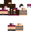 skin for Belle SemiRebellious Brown Hair